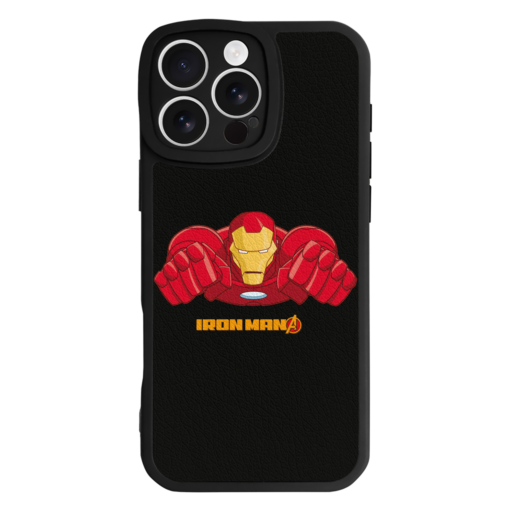 （画像用） アベンジャーズ The Avengers 【iPhone 16シリーズ対応】シリコンスマホケース（レザー調） 材質：シリコン